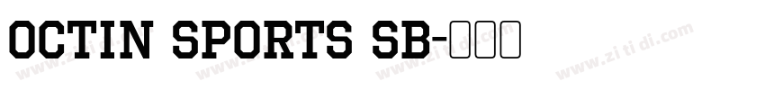 Octin Sports Sb字体转换